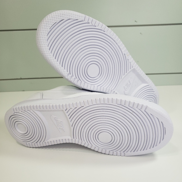 Nike Ebernon Low Triple White AQ1779-100 Trainer Sneakers Shoes Women's 7.5 - Picture 9 of 10